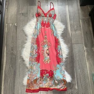 Multi color maxi dress